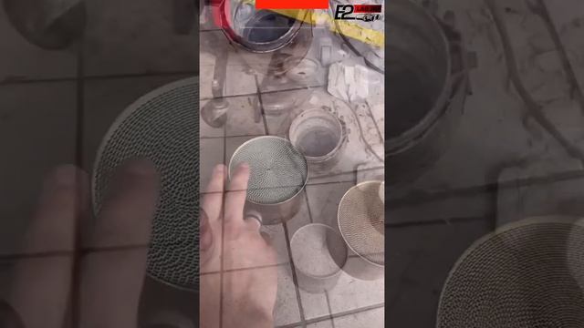 Замена разрушающего катализатора на металлический универсальный катализатор Kia/Hyundai