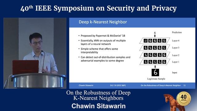 On the Robustness of Deep K-Nearest Neighbors смотреть онлайн
