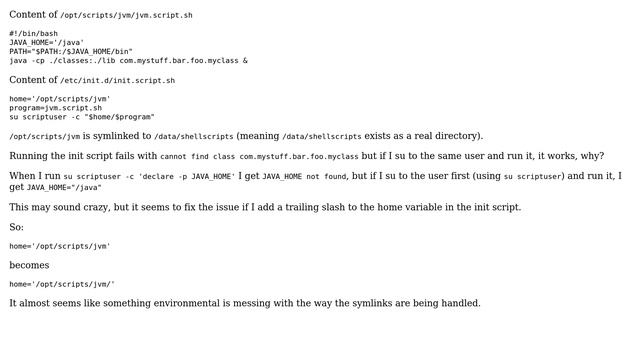 Unix & Linux: Bash script class path issue with java смотреть онлайн