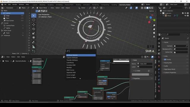SCI-FI HUD Generator With Geometry Nodes (BLENDER TUTORIAL) смотреть онлайн