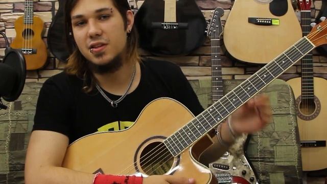 Обзор на электроакустическую гитару Fabio смотреть онлайн