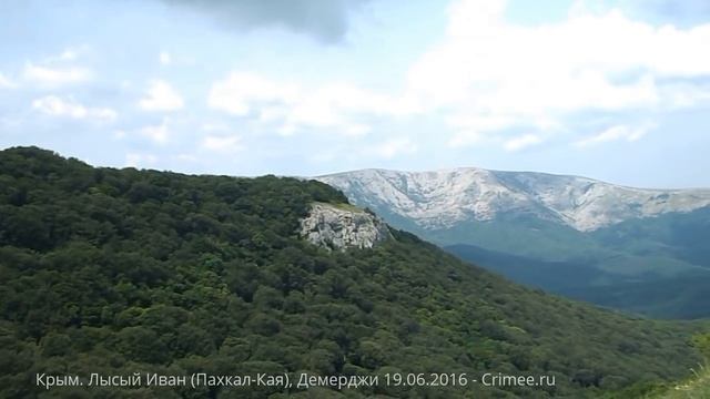 Крым. Ангарский перевал - Лысый Иван (Пахкал-Кая) 19.06.2016 смотреть онлайн