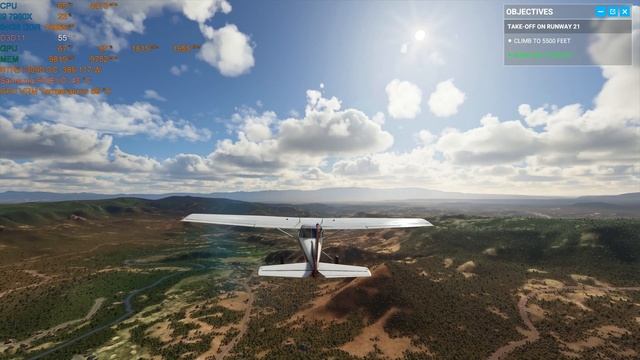 Microsoft Flight Simulator 2020 VS ASUS STRIX 3090 - A GPU not afraid of heights - 4K Ultra Setting смотреть онлайн