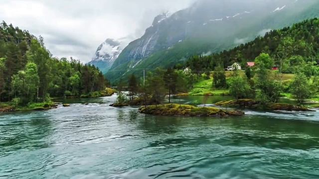 Relaxing Music and Beautiful Nature 4k Sleep Music, Meditation Music ANTmusic смотреть онлайн