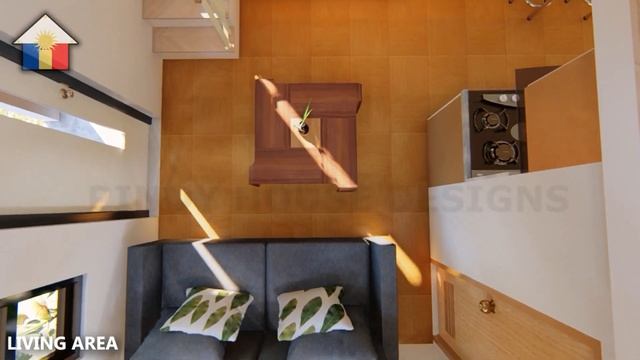 LOFT TYPE HOUSE DESIGN 5X4 METERS (20 SQM) смотреть онлайн
