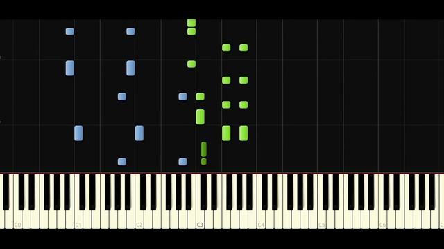 Synthesia [Piano Tutorial] Crazy frog - Axel F (Piano Arrangement) смотреть онлайн