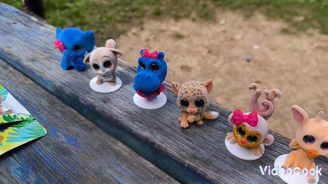 Сафари зверята, распаковка милых животных от Sweet Box, новые игрушки в Красном Белом часть2