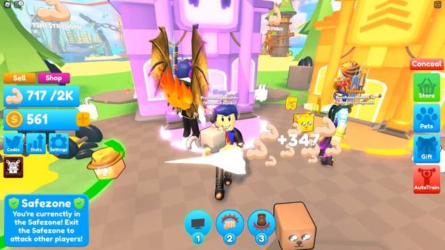 СУПЕР УДАЧНАЯ ПРОКАЧКА В Lifting Heroes РОБЛОКС ROBLOX Lifting Heroes смотреть онлайн