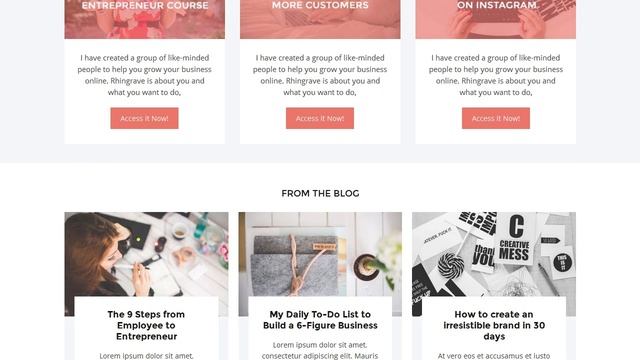 Tribe - Feminine Coaching Business WordPress Theme смотреть онлайн
