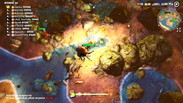БЕРУ ТОП 1 ЗА КРАБА! KING OF CRABS - БЕСПЛАТНАЯ УГАРНАЯ ИГРА В СТИМ! смотреть онлайн