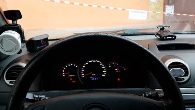 Панель приборов от Шевролет Лачетти, igzelledtuning тюнинг подсветка салона смотреть онлайн