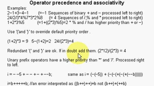 Java Tutorial 2.6 Operators Part 6/15 - precedence and associativity 1. смотреть онлайн