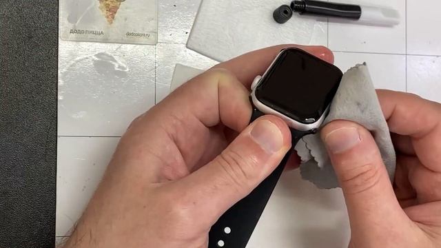 Как убрать царапины на часах (Apple Watch 4\40) смотреть онлайн