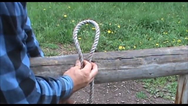 Как привязать любую веревку к столбу или дереву очень прочно, чтобы потом быстро отвязать. АвтоХак смотреть онлайн