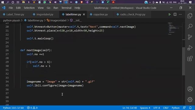 Python Image Slideshow on Button Click смотреть онлайн