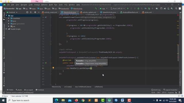 How to Add Pull to Refresh in Webview App Webview App Development Website to App Convert Part 7 смотреть онлайн