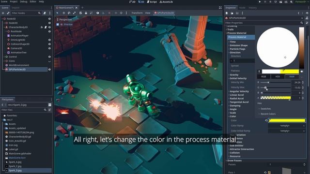 How To Create Particles VFX in Godot 4 with AI | Step-by-step Godot 4 tutorial | Stable Diffusion смотреть онлайн