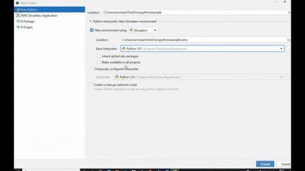 Pycharm Tutorial #1 - Create New Project and Python File In Pycharm + Setup for Beginners