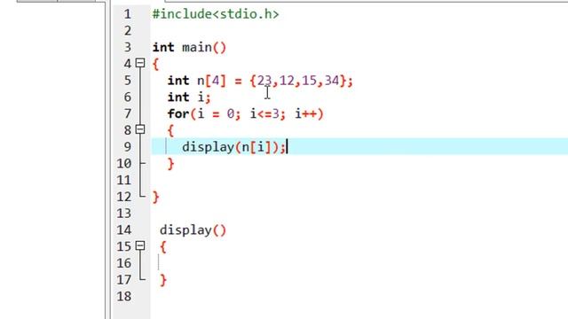 C Programming - 49 - Passing array elements to a function. смотреть онлайн