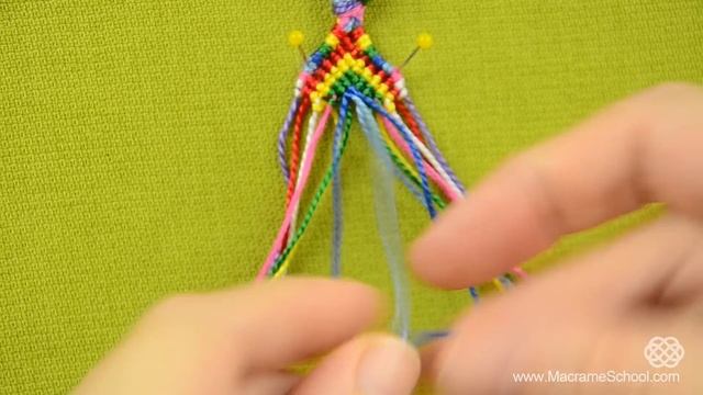 Macramé Indian Bracelet Tutorial ◀▶◀▶◀▶◀▶