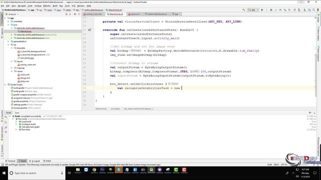 Kotlin Android Tutorial - Celebrities Detect App with Azure смотреть онлайн