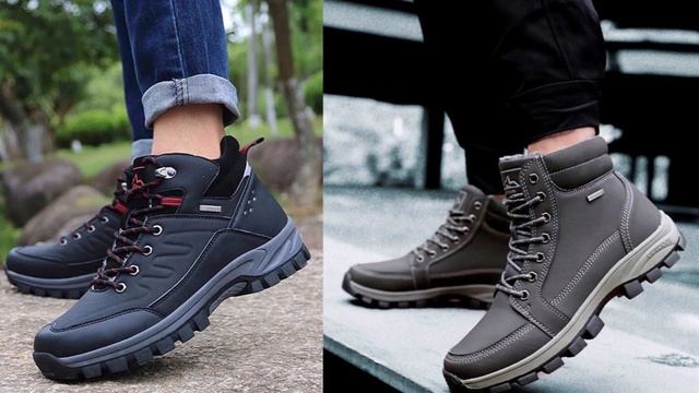 7 Зимние мужские ботинки с Алиэкспресс Мужская зимняя обувь с Aliexpress Крутые товары для мужиков смотреть онлайн