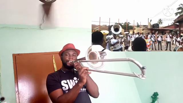 I played a Trombone solo over Evergreen brass band's "Bo abrabo papa" смотреть онлайн