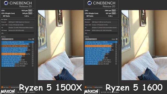 Ryzen 5 1500X против Ryzen 5 1600 в разгоне. Игра стоит свеч. смотреть онлайн