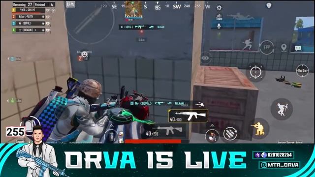 ?BGMI LIVE | Andha Rush Gameplay ? #bgmi #bgmilive #pubgmobile #orva смотреть онлайн