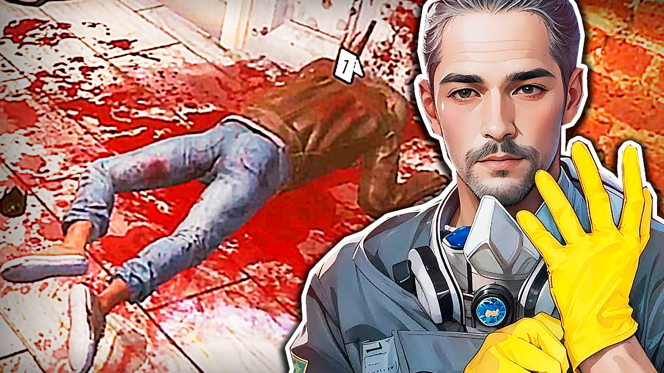 УБРАЛ ДОМ СЕРИЙНОГО УБИЙЦЫ - Crime Scene Cleaner #1 Прохождение Игры смотреть онлайн