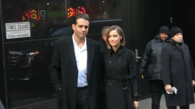 Bobby Cannavale and Rose Byrne leaving Good Morning America after Annie interview смотреть онлайн