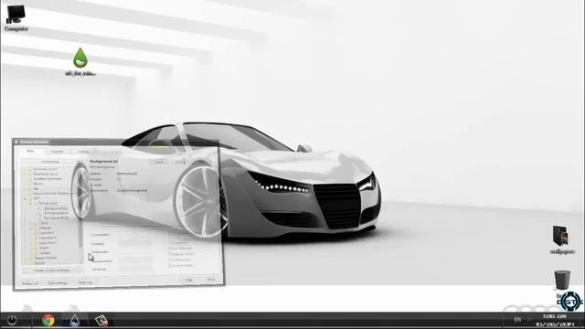 Need for Speed Rainmeter skin Windows 7 customization смотреть онлайн