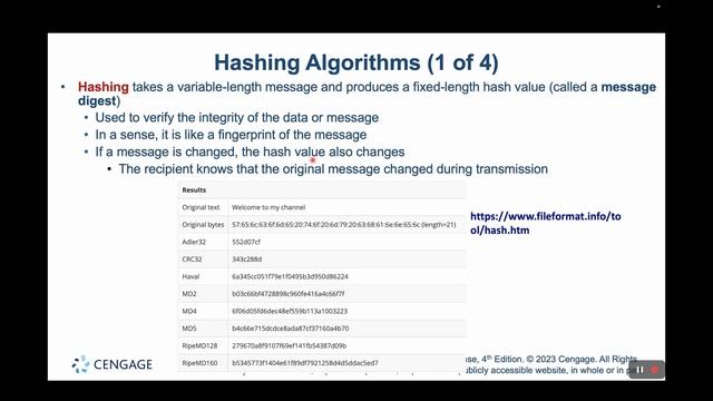 Module 12 Cryptography смотреть онлайн