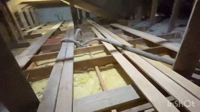 Доутепление чердачного перекрытия Эковата #Эковата смотреть онлайн