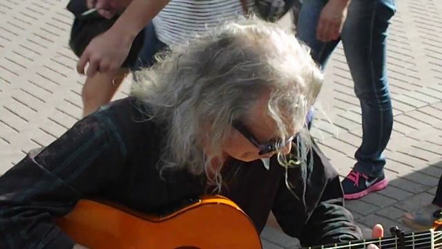 Tay Tsurkava, Old Arbat, Flamenco guitar Aparicio AA500F, 24.08.2014 смотреть онлайн