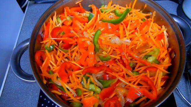 Венгерская закуска на зиму из моркови и перца! Консервируем! смотреть онлайн