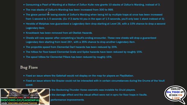 [Diablo 4 season 3] Patch 1.3.0a BUFF cho Pet, giảm giá craft stone và vài thứ khác! смотреть онлайн