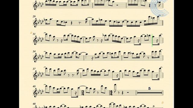Flute - ABC - The Jackson Five - Sheet Music, Chords, and Vocals смотреть онлайн