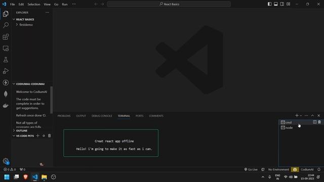 ReactJS | #1 | NPX and CRAO Tutorial смотреть онлайн