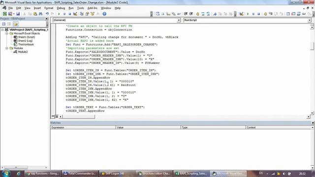 SAP Function BAPI Scripting - Changing SD Sales Orders from Excel смотреть онлайн