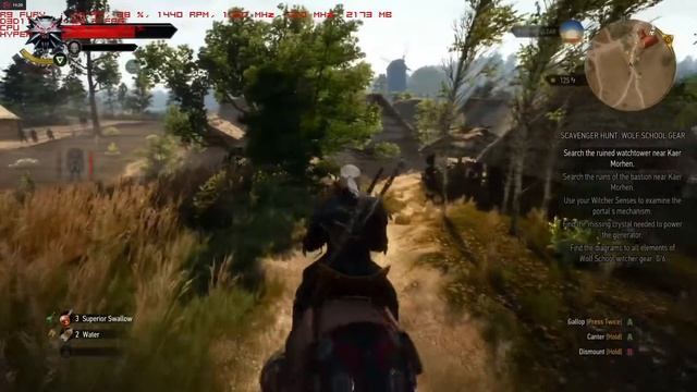 How Nvidia Gameworks run on Amd card?Let's find out(The witcher 3 test+bugs and fails) смотреть онлайн