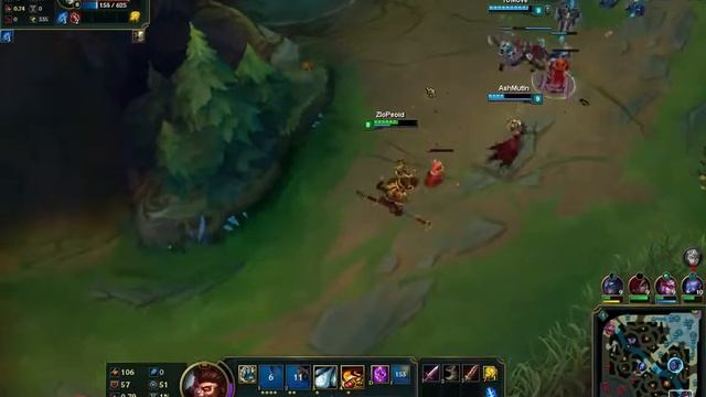 Игра Лига Легенд.Game League of Legends.Гайд на Вуконга.Wukong Guide.Мартишка в деле. смотреть онлайн