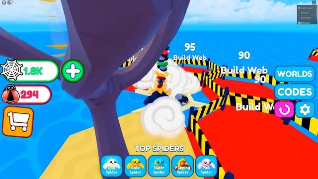 ОТ НУБ ПАУКА ДО ПРО ЗА 5 МИНУТ! СИМУЛЯТОР ПАУКА ROBLOX смотреть онлайн