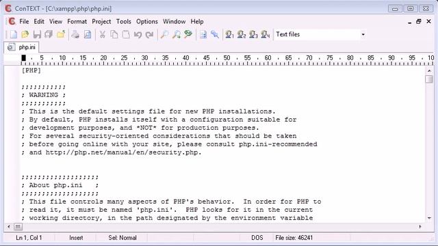 PHP 7 The php ini File смотреть онлайн