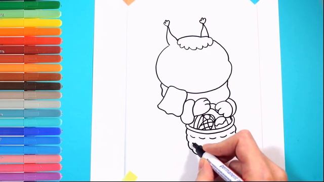 Как нарисовать белку. Простой рисунок белочки.How To Draw A Squirrel. Simple Drawing Of A Squirrel.