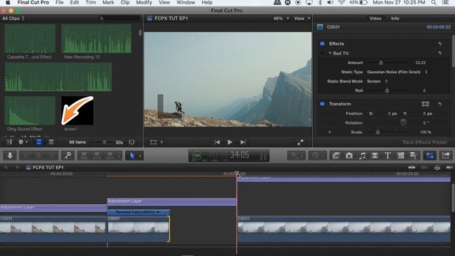 REWIND/REVERSE VHS video Effect - Final Cut Pro X смотреть онлайн