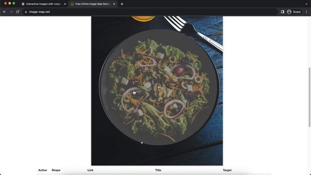 How to Create Interactive Images - HTML Tutorial | map tag & area tag смотреть онлайн