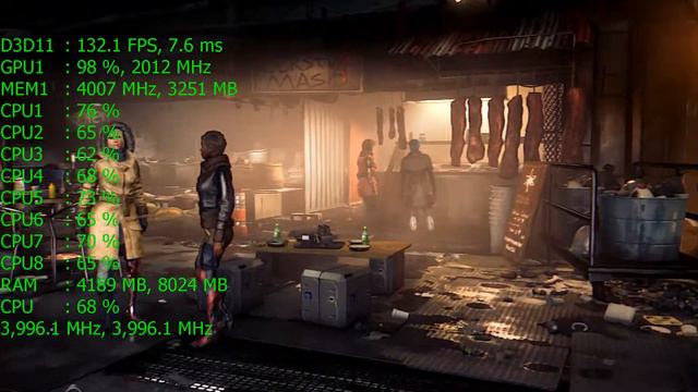 i7-6700K +16 GB+ GTX 1070 Deus Ex Mankind Divided DX11 Ультра 800*600 смотреть онлайн