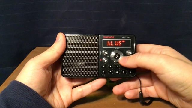 XHDATA D-318BT FM/MP3/Bluetooth Radio Recorder
