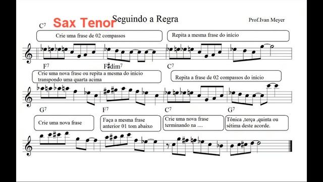 5 PARTE - COMO IMPROVISAR E COMPOR BLUES NO SAX - PROF.IVAN MEYER смотреть онлайн